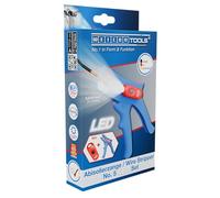 WEICON Set Tenaza Pelacables No. 5 LED, pelado preciso de 0,2-6 mm², LED con 3 ajustes de luminosidad, para zonas de trabajo oscuras