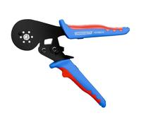 WEICON TOOLS Herramienta de Crimpado 16 mm² HEX, herramienta de crimpado para cables de 0,5-16 mm² (20-5 AWG), crimpadora para extremos de cable, crimpado hexagonal, azul/rojo