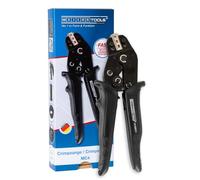 WEICON TOOLS Herramienta de Crimpado MC4, crimpadora para conectores solares 2,5/4 / 6 mm², herramienta de crimpado solar, negra