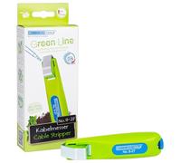 WEICON TOOLS Pelador de Cable No. 8 - 27 Green Line | Materias primas sostenibles | Rango de trabajo de 8 - 28 mm Ø