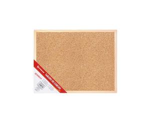 Weida | Tablero de Corcho Natural con Marco de Madera | Ultra Resistente | Ideal para Pared, Oficina o Casa | Tablero de corcho para notas, fotos y dibujos | Fácil de Instalar (30cm.40cm, Centímetros)