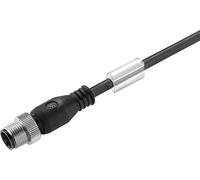 Weidmüller SAIL-M12G-5-10U - Cable de señal (10 m, M12, Negro, 393 g, 1 Pieza(s), 1 Pieza(s))