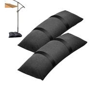 Weighted Sand Bags - Umbrella Base Sandbags | Outdoor Fillable Sandbags | 2 Pieces, Heavy Duty, Weatherproof, Windproof, For Cantilever Patio Umbrella Trampoline Outdoor Garden Tent Canopy