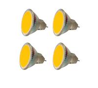 WeiHong 3W MR11 GU4.0 - Bombillas LED COB, equivalente a bombillas halógenas de 20 W, AC DC 12 V, G4/GU4/GZ4, Base,200 lúmenes, juego de 4 unidades), color blanco, MR11 COB