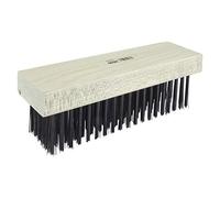 Weiler 44067 Tamaño de alambre de 0.01 pulgadas, tamaño de bloque de 7-1/4 pulgadas x 2-1/4 pulgadas, 6 x 19 No. de filas, relleno de cara plana, cepillo para arañazos tipo bloque, fabricado en los