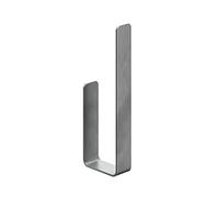 WEISSENSTEIN Portarrollos Papel higiénico Adhesivo - Acero INOX Satinado | Acero inoxidable - Sin taladro - Adhesivo 3M duradero - Fácil DE instalar - Práctico y elegante