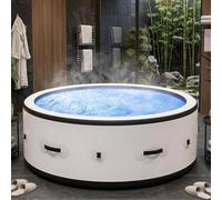 WEIZIIA SPA Hinchable Grande para 4-6 Personas, 206 × 71 cm y 150 Chorros