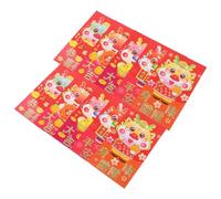 WEKAMOS 50piezas Sobres Rojos Decorativos Para Año Del Dragón Bolsillos Rojos De Dibujos Animados Paquetes De Suerte Para Festival De Sobres De Dinero