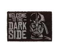 Welcome to the Dark Side Star Wars Doormat, made from coconut fiber with a non-slip PVC base, ideal for fans seeking unique fan merchandise.