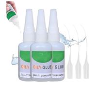Welding High Strength Oily Glue with Precise Nozzle, All Purpose Super Glue, Welding High-Strength Oily Glue, Strong Glue for Rubber, Metal, Leather (3pcs)