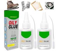 Welding High Strength Oily Glue with Precise Nozzle, All Purpose Super Glue, Welding High-Strength Oily Glue, Strong Glue for Rubber, Metal, Leather (2pcs)