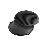 WELL GRILL Parrilla reversible de hierro fundido para Campingaz Party Grill 400CV 400R piezas de repuesto Grill Grill Plancha Plancha redonda Parrilla para Campingaz Camping Hornillo de gas Camping