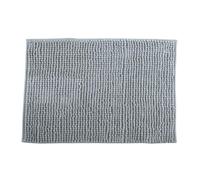 Well Home Alfombra de baño 'Oruga' en Microfibra, en Color Gris Claro, Dimensiones 50x80 cm
