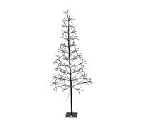 Well home árbol de navidad en forma de a con 12 ramas y 280 luces led - 150cm de alto