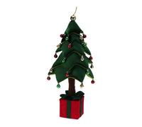 Well home árbol de navidad luminoso con 25 leds y base en forma de regalo 25x25x70cm