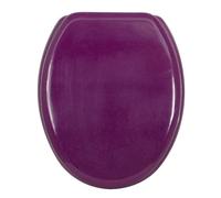 Well Home Asiento WC, con bisagras acero inoxidable, acabado, color morado
