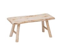 Well home banco de madera "woody" 70x26x31cm