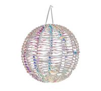 Well Home Bola Navideña Decorativa color Oro Brillante con 60 Luces LED blancas cálidas Ø25cm Wh15833 Φ40