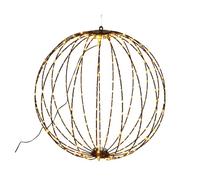 Well home bola navideña luminosa con 320 luces led blancas cálidas ø50cm