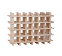 Well home botellero modular para 24 botellas en madera 75,9x22x54,5cm