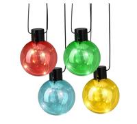 Well home cadena de luces led multicolor con temporizador y 10 bombillas