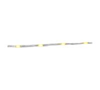 Well home cadena de luces solares recargables de 480 luces led blanco cálido con control remoto