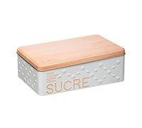 Well Home Caja para terrones de azúcar de metal en relieve Scandi Edition