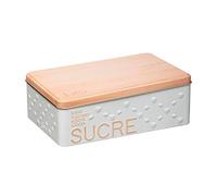 Well Home Caja para terrones de azúcar de metal en relieve Scandi Edition