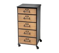 Well home - cajonera para almacenar archivos con una decoración retro 50 cm