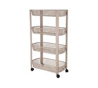 Carro de Cocina con 4 Ruedas Color Beige