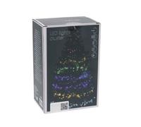 Well home clúster de 400 luces led multicolor con controlador - 8 metros de longitud