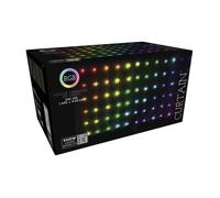 Well home conjunto de luces de cortina con 240 luces led rgb con control remoto de 40 cuerdas