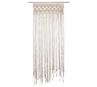 Wellhome Cortina de hilos Été de macramé 90x200 cm decorativa estilo boho