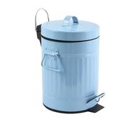 Well Home Cubo de basura con pedal Bkstreet 3 litros en color azul pastel
