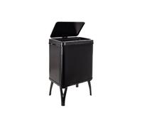 WELL HOME MOBILIARIO & DECORACIÓN - Cubo de basura inteligente, 30 L, apertura automática CON SENSOR o contacto manual, 43x35,5x26 cm, negro