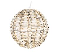 Well Home Decoración en Forma de Bola Luminosa Color Oro Brillante con 300 Luces Micro LED Ø30cm