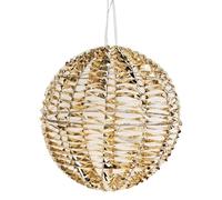 Well Home Decoración en Forma de Bola Luminosa Color Oro Brillante con 720 Luces Micro LED Ø40cm