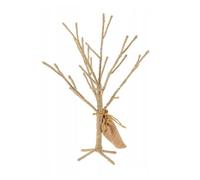 Well home decoración formato árbol 6x40cm 30 luces led en color oro