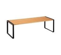 Well home - estante flotante de madera en color negro 50,5x18x15cm