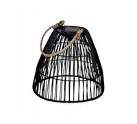 Well home farol solar grande 24x24x23cm con mango y pantalla decorativa 24 cm