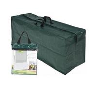 Well home funda para cojines de silla, 130x50x32cm, color verde oscuro, 100gsm, con cremallera
