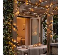 Well Home Guirnalda Iluminación navideña con 500 LED Blanco extra Cálido - 10 metros