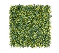 Wellhome Jardín vertical artificial Panel de seto 100x100 cm Hojas verdes realistas