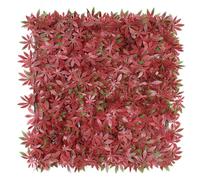 Well home jardín vertical artificial, panel de seto 100x100cm, para decoración interior y exterior - flores rosas y verdes 104 cm