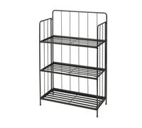 Well home - jardinera de 3 niveles en metal de diseño plegable 58x27x90cm