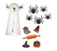 Well Home Juego de 2 Cortadores para reposteria de Halloween: 1 set de 4pzs + 1 set de 6pzs Pk 8637