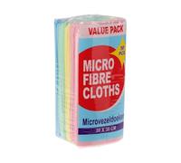 Well Home Juego de 50 Paños de Microfibra 30x30cm 100% Poliéster - Pack de 4 Colores