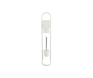 Well Home Juego de WC Moderno de Metal y Acero Inoxidable de 30x20x110cm