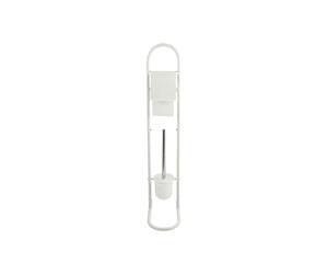 Well Home Juego de WC Moderno de Metal y Acero Inoxidable de 30x20x110cm