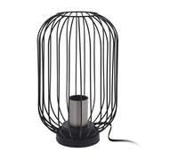 Well home - lampara de mesa color negro en metal ø18x29cm 18 cm